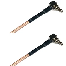 RG316 CRC9 MALE ANGLE to CRC9 MALE ANGLE RF Cable Rapid-SHIP LOT