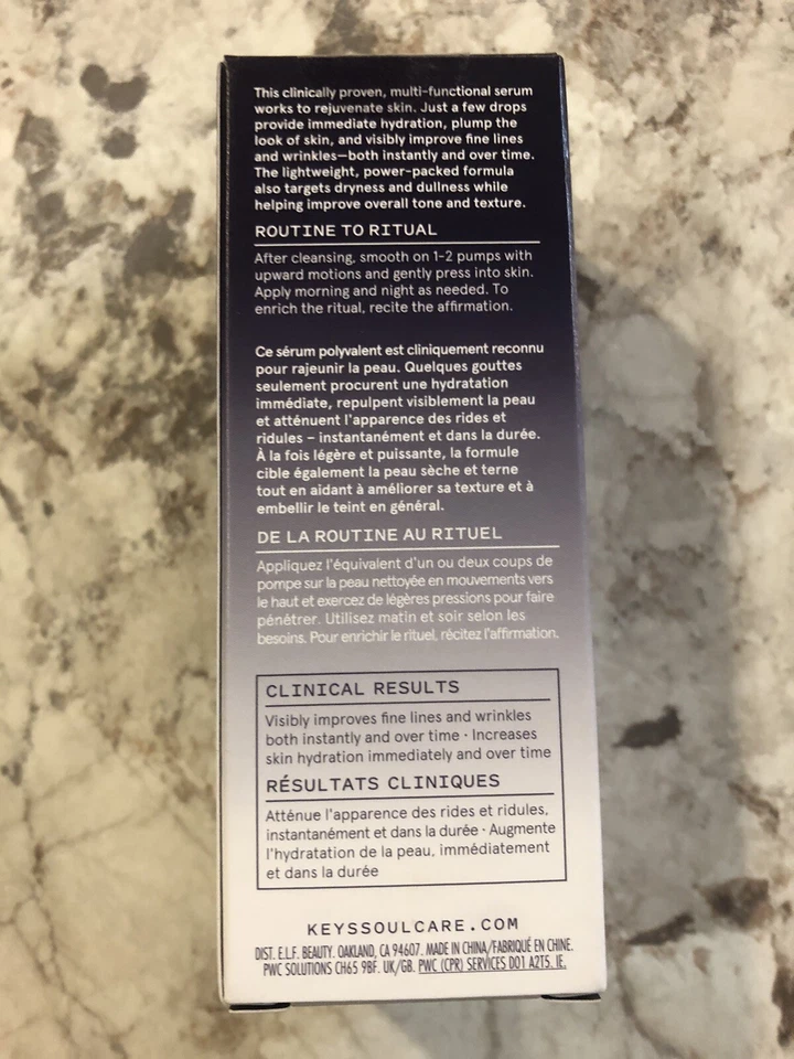 Keys Soulcare Truly Becoming Suero Péptido Multi-Beneficio 1 FL Oz Tamaño Completo Nuevo en Caja Foto 2 de 3