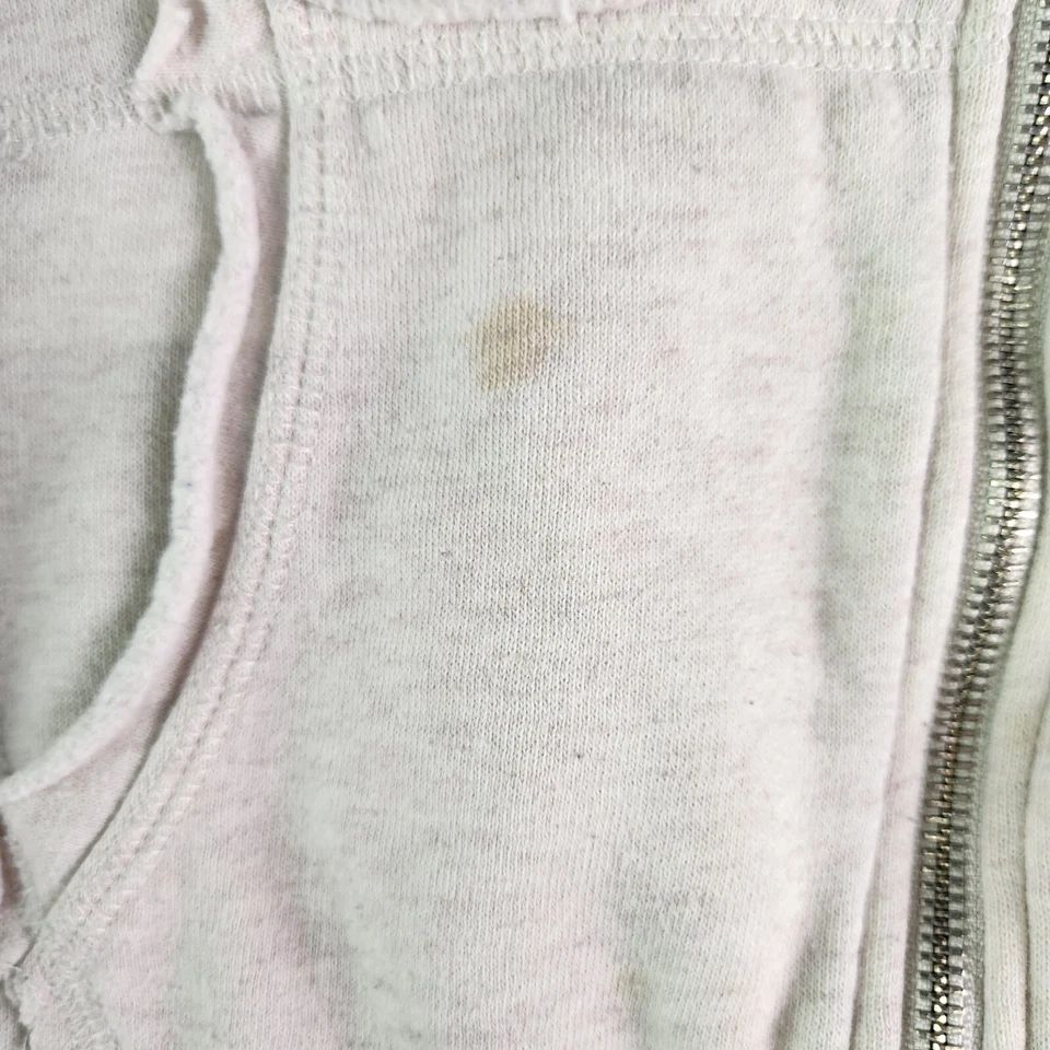 Hard Rock Cafe San Francisco Med Zip-Up Cream Hoodie Lyrics Graphic Sweatshirt - Image 3 of 4