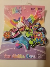 New Original Jibbitz Crocs Charm: Lisa Frank You Gotta Have It 5 pcs
