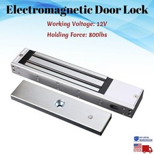 12V Electric Magnetic Door Lock Electromagnetic 800LB 360KG Access Control