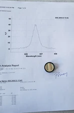 Primary Filter for Sub Angstrom Hydrogen Alpha Solar Scope 656.28SC0.15