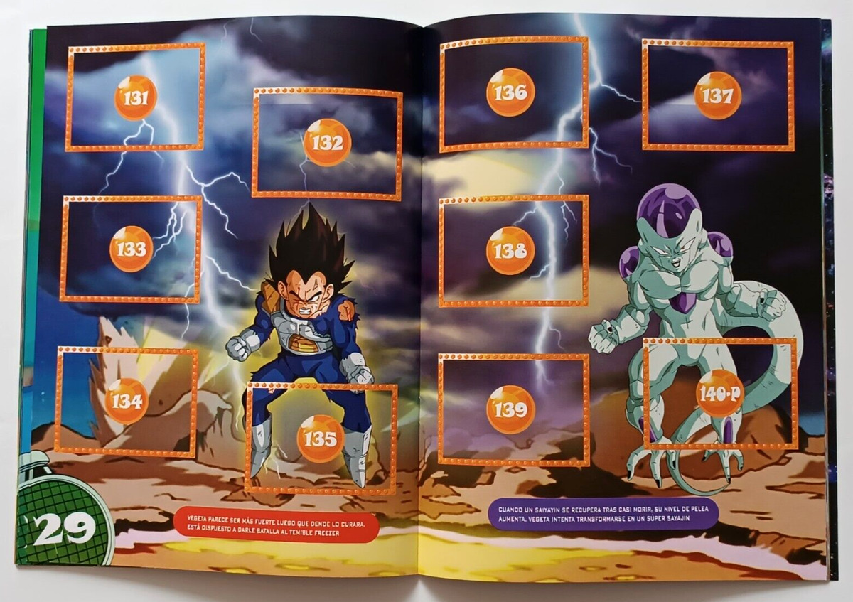 ALBUM DRAGON BALL Z 2 - Sticker Album + Full Set 232/232 PERU 2023 Freeza  Saga