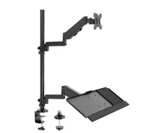 New Mount-It! MI-7921 Sit-Stand Desk-Mount Height-Adjustable Workstation