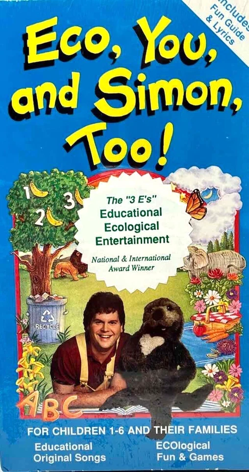 Sealed VHS Videotape Children ECO, YOU and SIMON, TOO! Educational '90 - Image 3 of 4