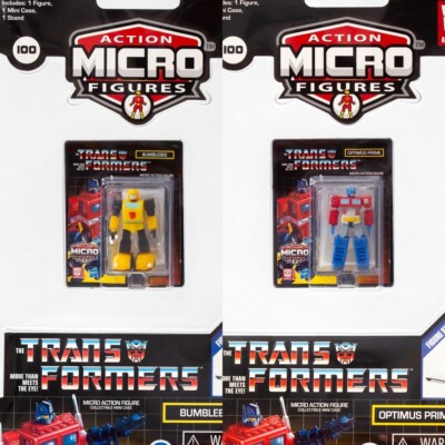 World's Smallest Actionfiguren Optimus Prime & Bumblebee Transformers