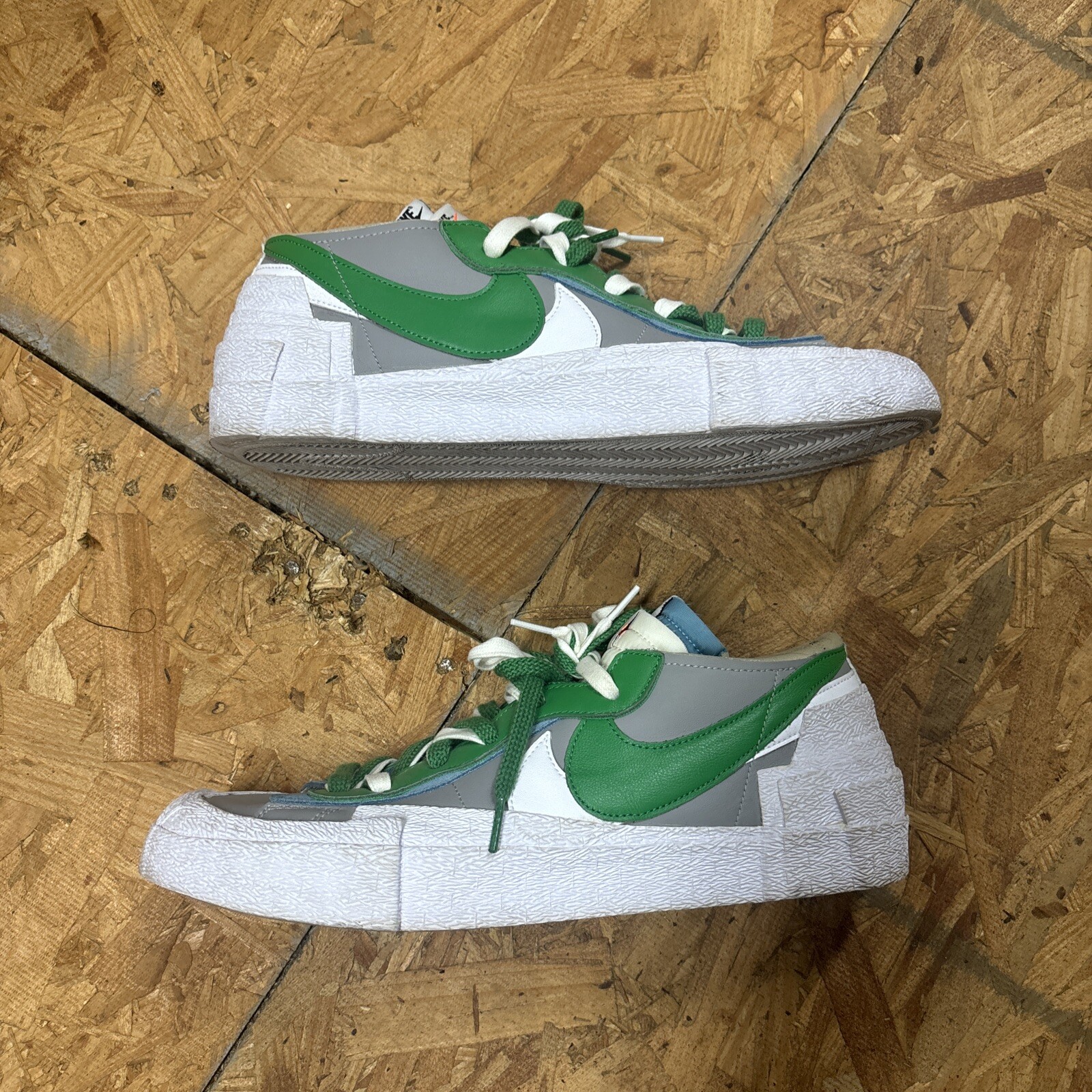 SACAI X NIKE Taglia 12 Nike Sacai x Blazer Low verde classico