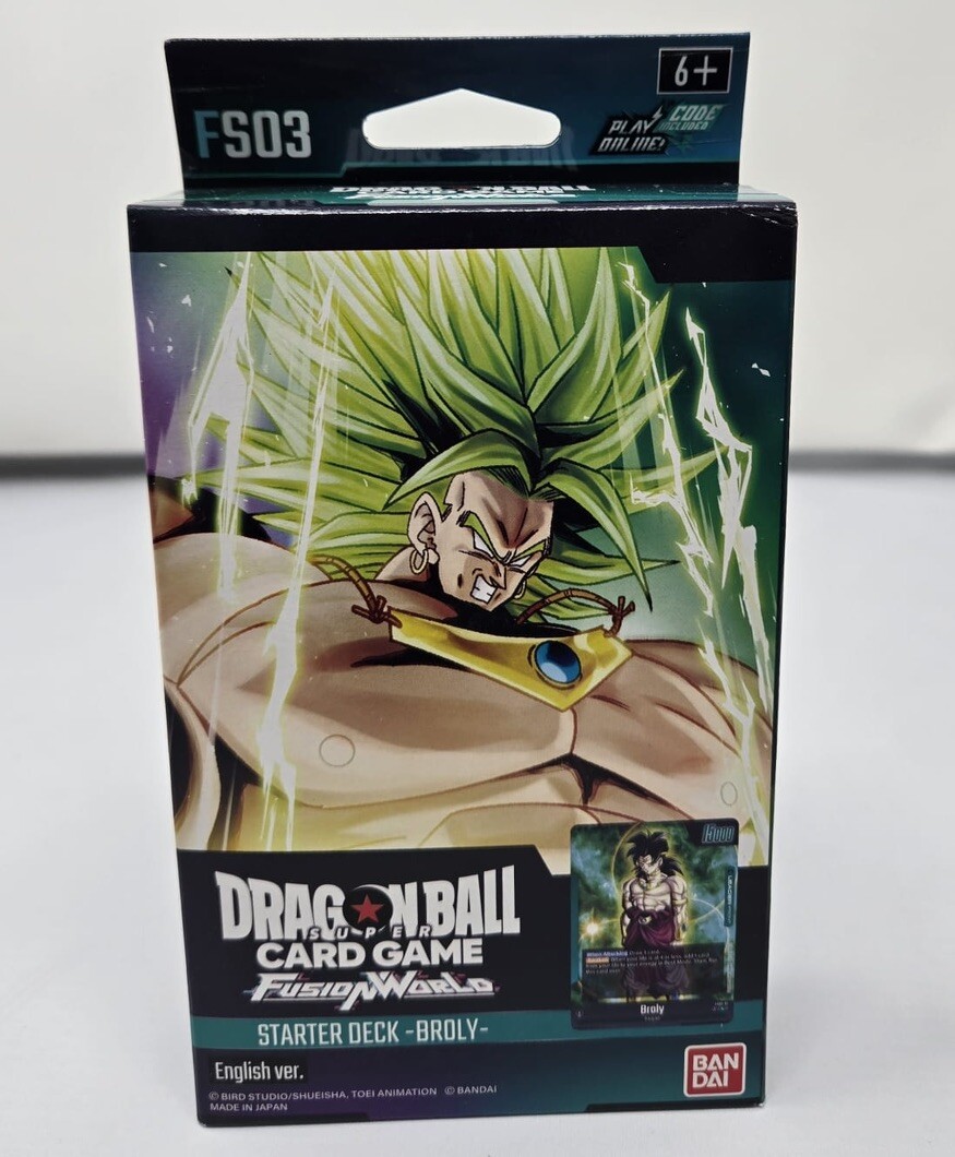dragon ball super card game broly deck Dragon Ball Super Card Game Fusion World Start Deck Broly FS03 main image 1
