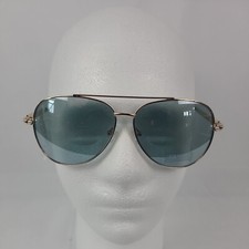 NEW GUESS GF0356 Women's Gold/Blue Pearl Aviator Fashion Sunglasses NWT