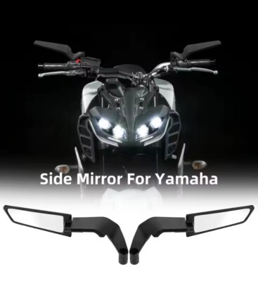  SPECCHIETTI RETROVISORI MOTO YAMAHA AERODINAMICI ALI ALLUMINIO UNIVERSALI 