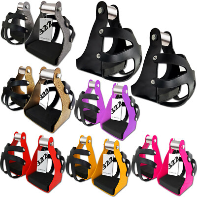 Erwachsene Endurance Trail Steigbügel mit Käfig Pferdesattel Aluminium + Neoprenkoffer 