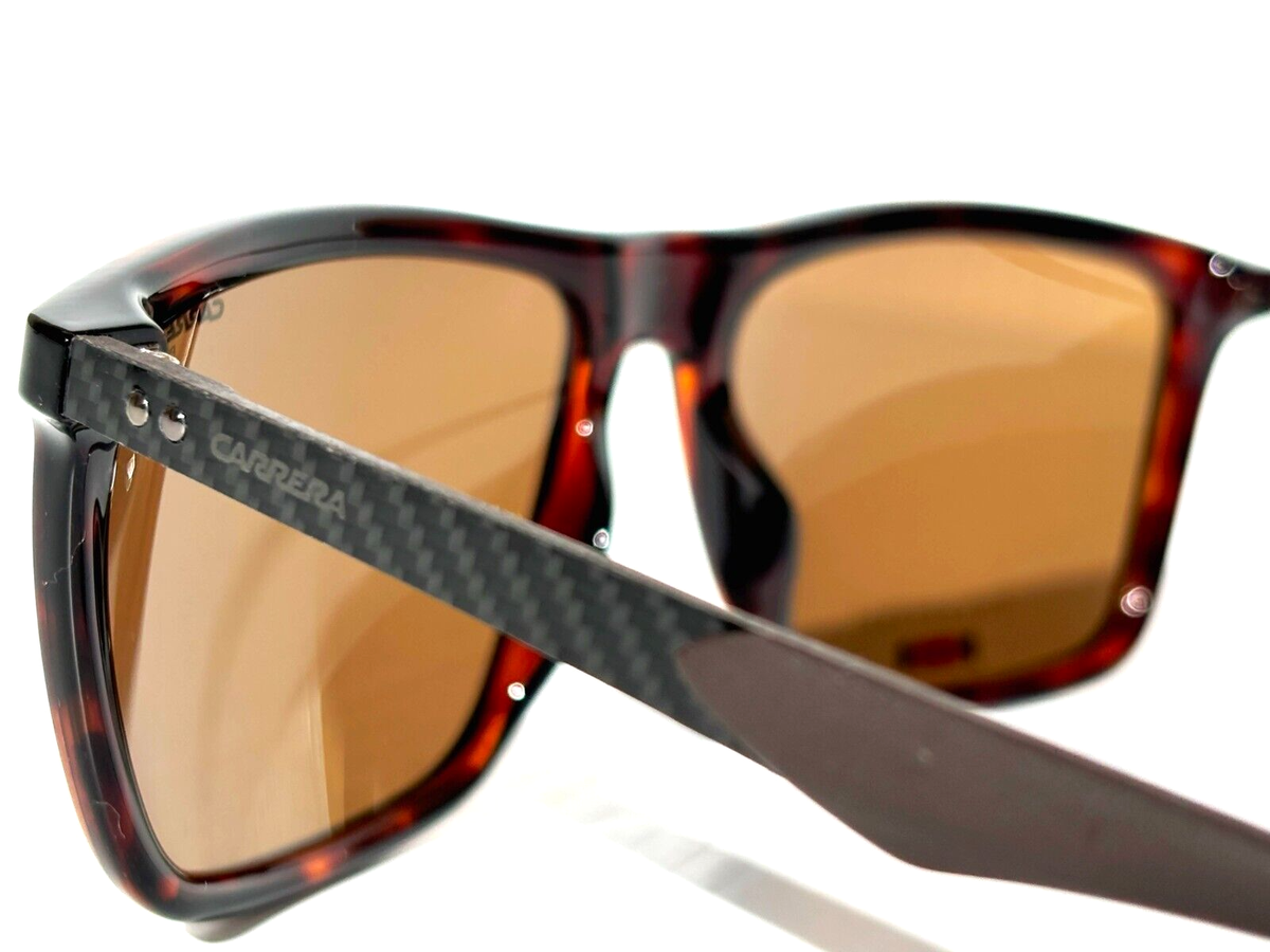 Brand new Carrera aviator sunglasses - brown/tortoise CARRERA PACE 086W6 53[]20 145 V ROSE POLARIZED ROUND DARK  main image 2
