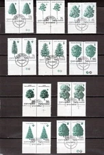 STAMPS ROMANIA Flora Trees # 3913-3922 