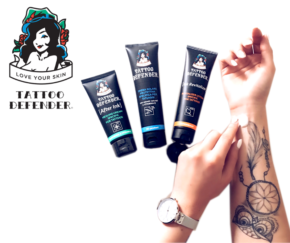 Tattoo Defender Linea Prodotti Per Cura E Mantenimento Dei Tatuaggi Ebay
