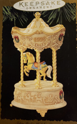 1995 Tobin Fraley Holiday Carousel Hallmark Ornament 2nd in Series QLX7269