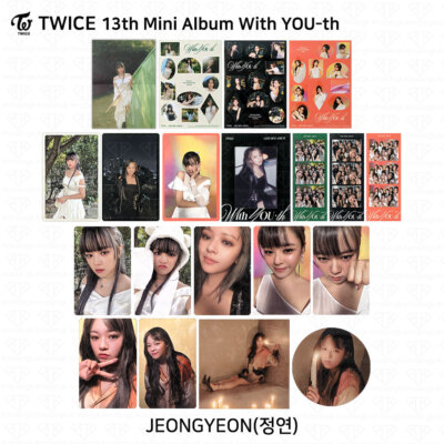 TWICE 13th Mini Album With YOU-th Youth Photocard Poster Film