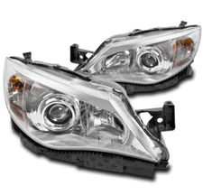 FOR 08-11 SUBARU IMPREZA WRX STI SPORT PROJECTOR HEADLIGHTS HEADLAMP LAMP CHROME