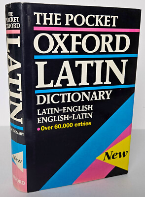 The Pocket Oxford Latin Dictionary, ed. James Morwood, Hardcover