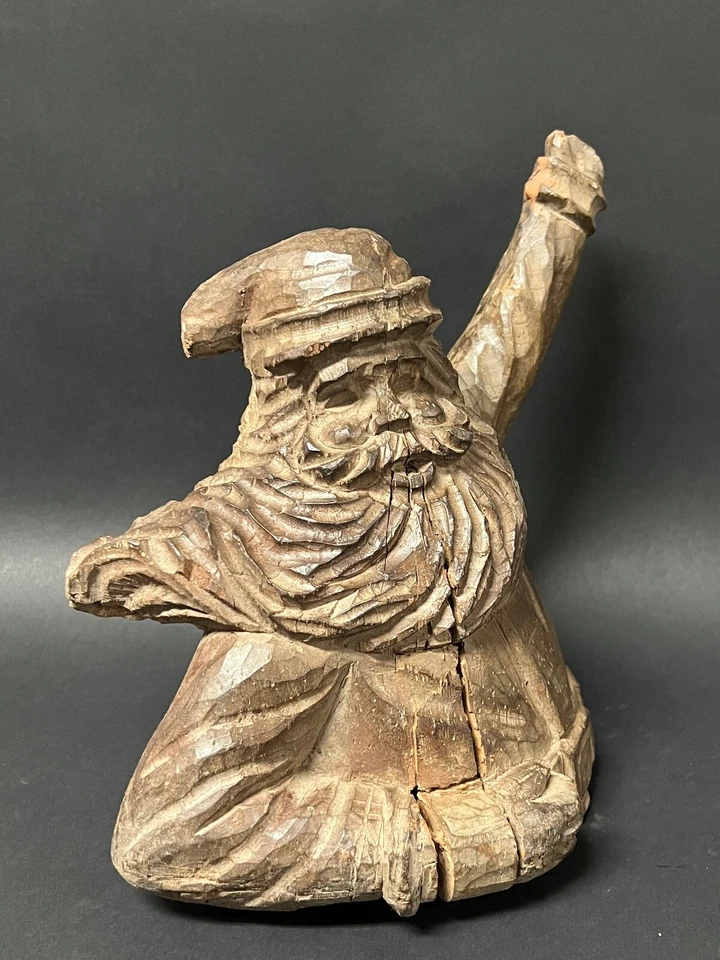 SANTA CLAUS  PAPER MACHE MOLD/SCULPTURE - Image 4 of 4