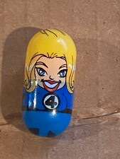 Marvel Mighty Beanz Invisible Woman 6 Loose/Pre Owned/Nice Condition bbb1