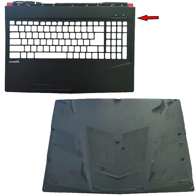 For MSI GL63 GP63VR MS-16P7 MS-16P4 Upper Case Palmrest/ Bottom Case Cover Black