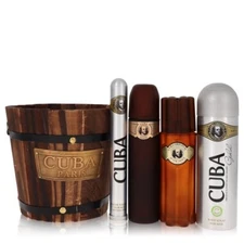Cuba Gold by Fragluxe Set Eau De Toilette, After Shave and Body Deodorant Spray