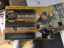 2019-20 Upper Deck Series 1 Hockey Blaster Box YOUNG GUN 