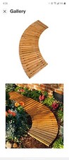 Cypress Home 6' Wooden Curved Roll-Out Walkway