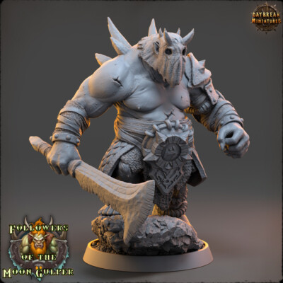 Giant Ogre Namaar Firefrency - Daybreak Miniatures - Wargaming Troll 32mm