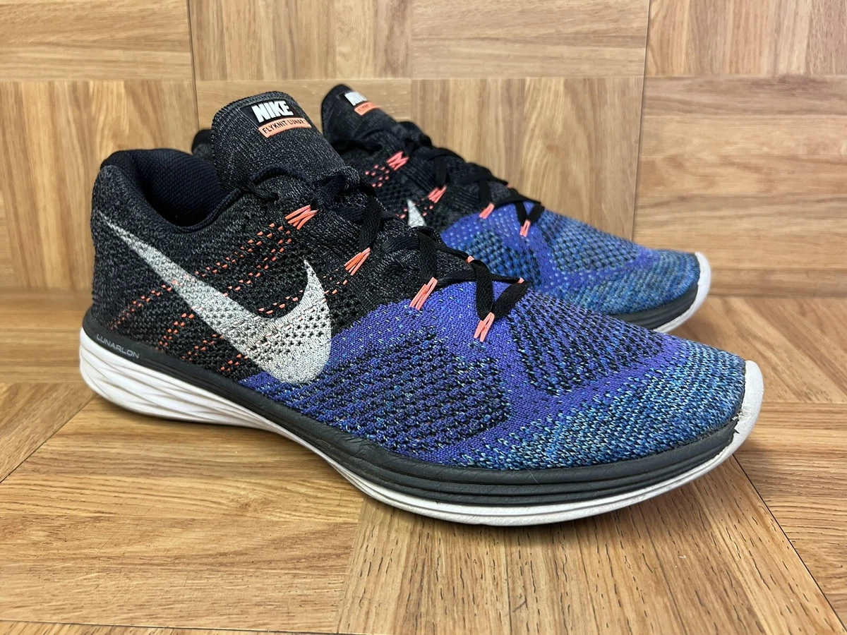 RARE🔥 Nike Flyknit Lunar White Persian Violet Hot Sz 13 698181-005 | eBay