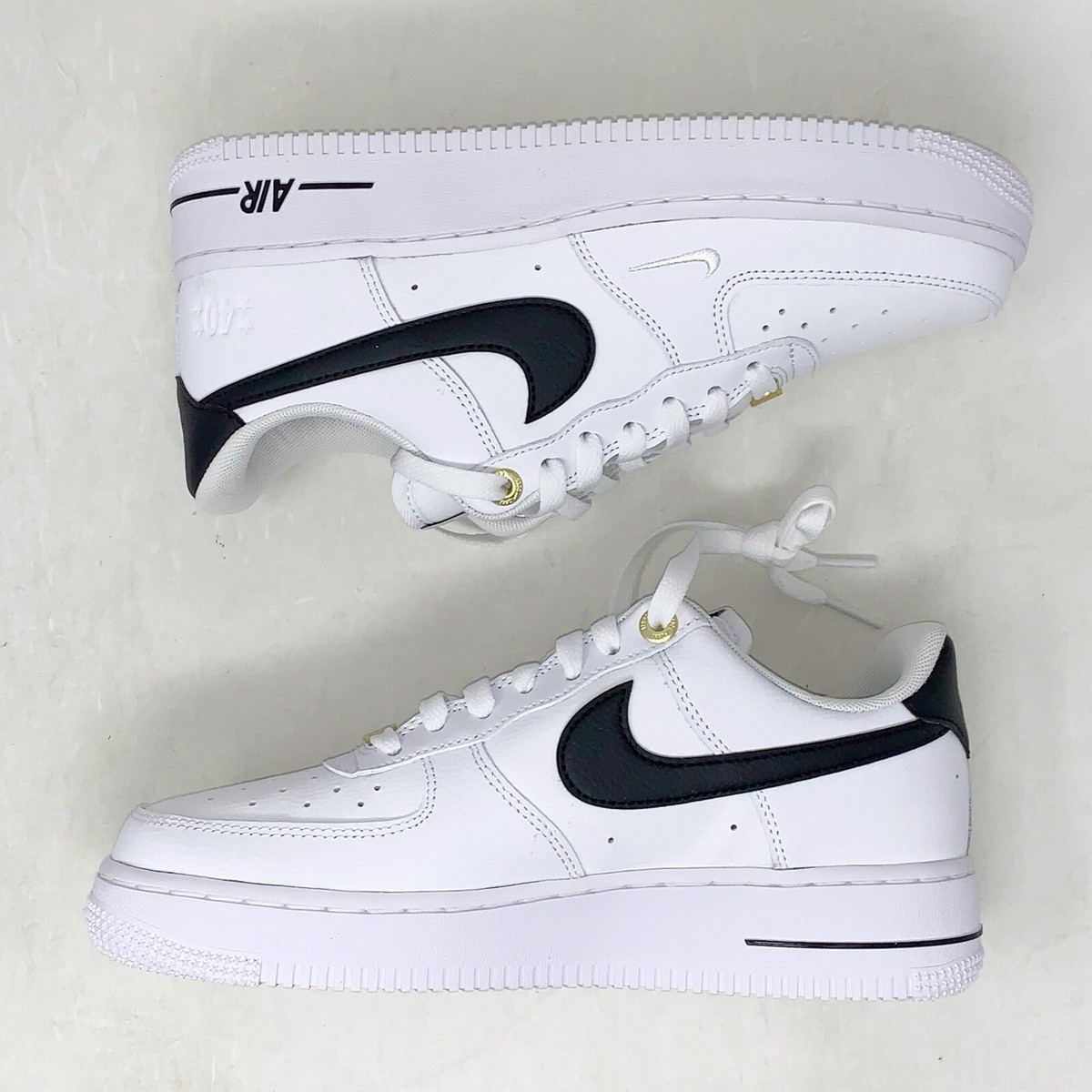 Nike Air Force 1 40th Anniversary Panda White Sneakers, Size Nike Air Force 1 40th Anniversary Panda White Sneakers, Size