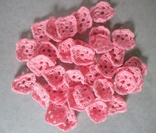 39 Crochet Granny Squares Square Pink 2 1/2"