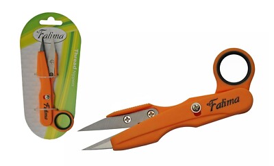 5'' Sewing Thread Nippers Trimming Scissors Plastic Handle (Pack Of 2)