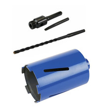 127MM X 150MM DIAMOND CORE DRILL + 100MM HEX ARBOR + PILOT DRILL