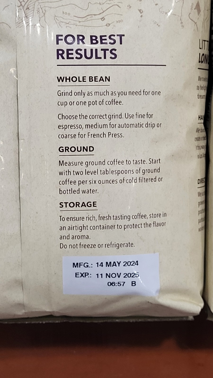 Two Bags Coffee Bean & Tea Leaf Breakfast Blend Medium Roast 32 oz, 64 oz, 4 Lbs