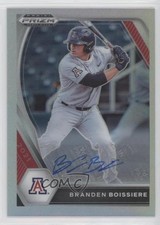 2021 Panini Prizm Draft Picks Silver Branden Boissiere #PDP82 Auto nd3