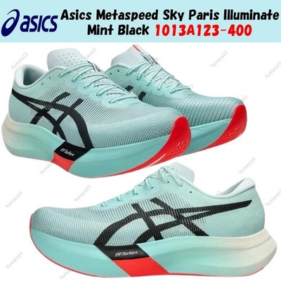 Asics Metaspeed Sky Paris Illuminate Mint Black 1013A123-400 Men's Size