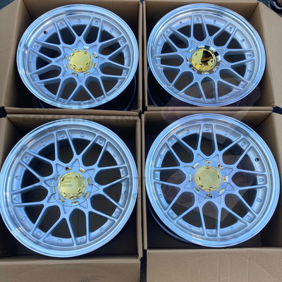 NEW 18'' RS2 BBS STYLE RIMS WHEELS 18X9 18X10 +30 (5X114.3/5X120) CB:73.1