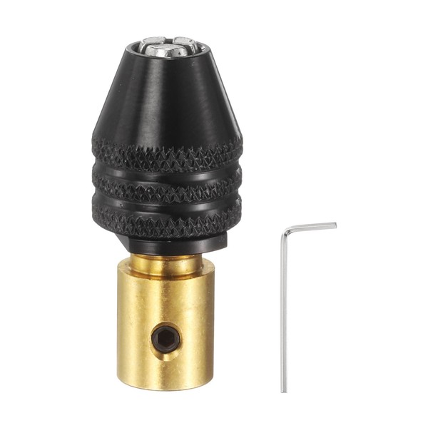 SchlüSselloser Bohrfutter Adapter 2.35Mm Bohrfutter UmrüStung 0.3-3.4Mm Schwarz-image