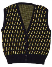 Vintage Damen Ärmellose Strickjacke Pullover...