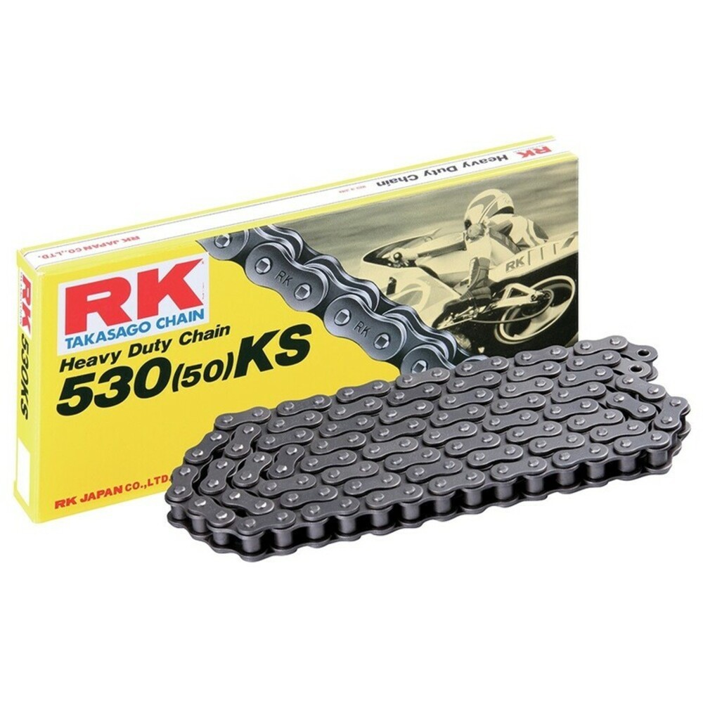 RK 530KS Chain With 120 Links Black For Motorcycle Parts Accessories