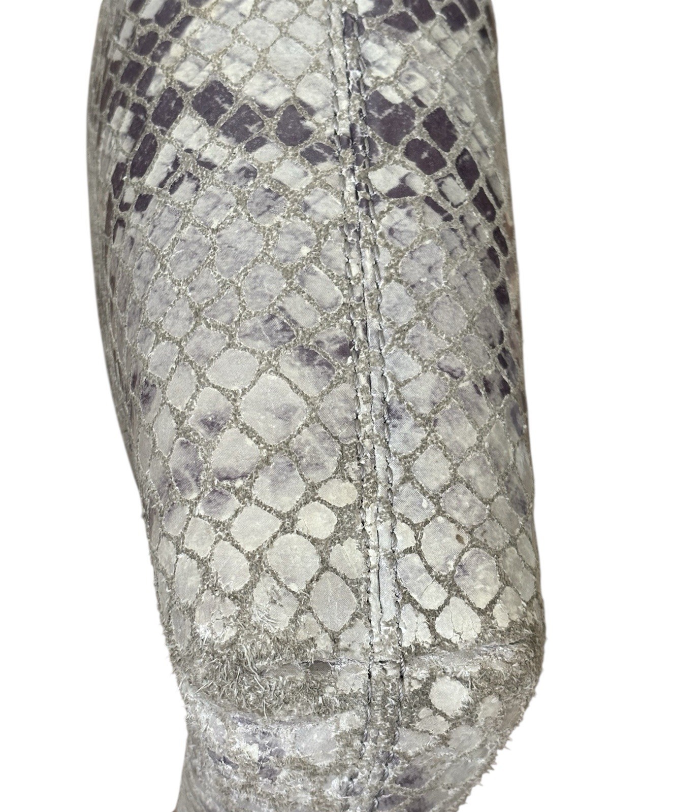 Vtg Michael Kors Jet Set Python Embossed Leather Convertible Hobo Bag  thumbnail 5