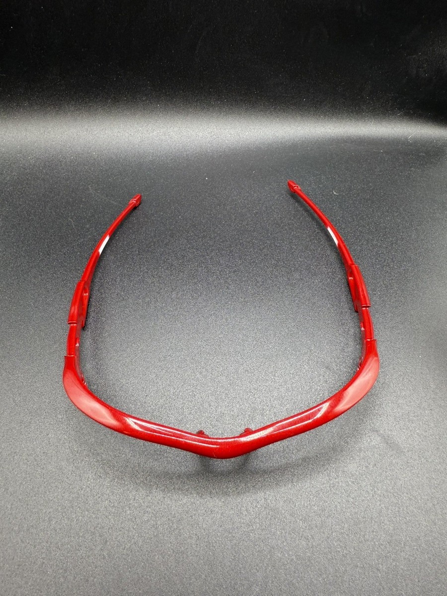 Oakley Flak Jacket Team Red Frame (Icons/Rubbers Included) | eBay