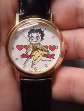 Vtg 1994 Betty Boop Moving Eyes Watch