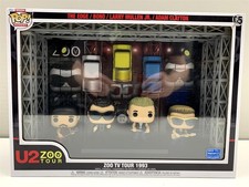 Funko U2 Deluxe POP! Figura de vinilo exclusiva Moment Zoo TV Tour 1993 paquete de 4