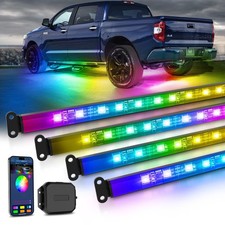 Rgbic Car Underglow Light Strip Kit Multicolor Led Exterior Underbody Neon Lamp