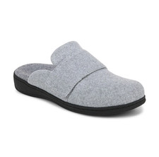 LIMITED DEAL VIONIC'S Gemma II Mule Slippers, Light Grey Flannel