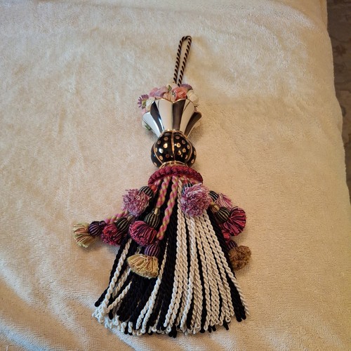 MacKenzie-Childs Botanica Ceramic Tassel Brand 