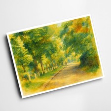 A6 PRINT - Woodfield Lane, Ashtead - Vintage Art Style