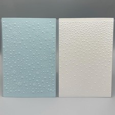 2 Pcs Embossing Folders for Card Making Embossing Stencil Template DIY Plasti...